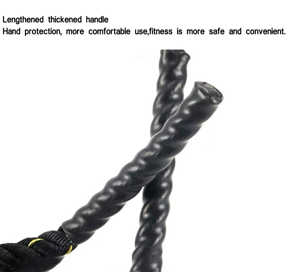 Ropes Building Workouts 49.2ft Rope Power Length, Body Jump for Mens/Womens Battle Muscle Strength Improve Total Rope NK Workout Skipping Heavy