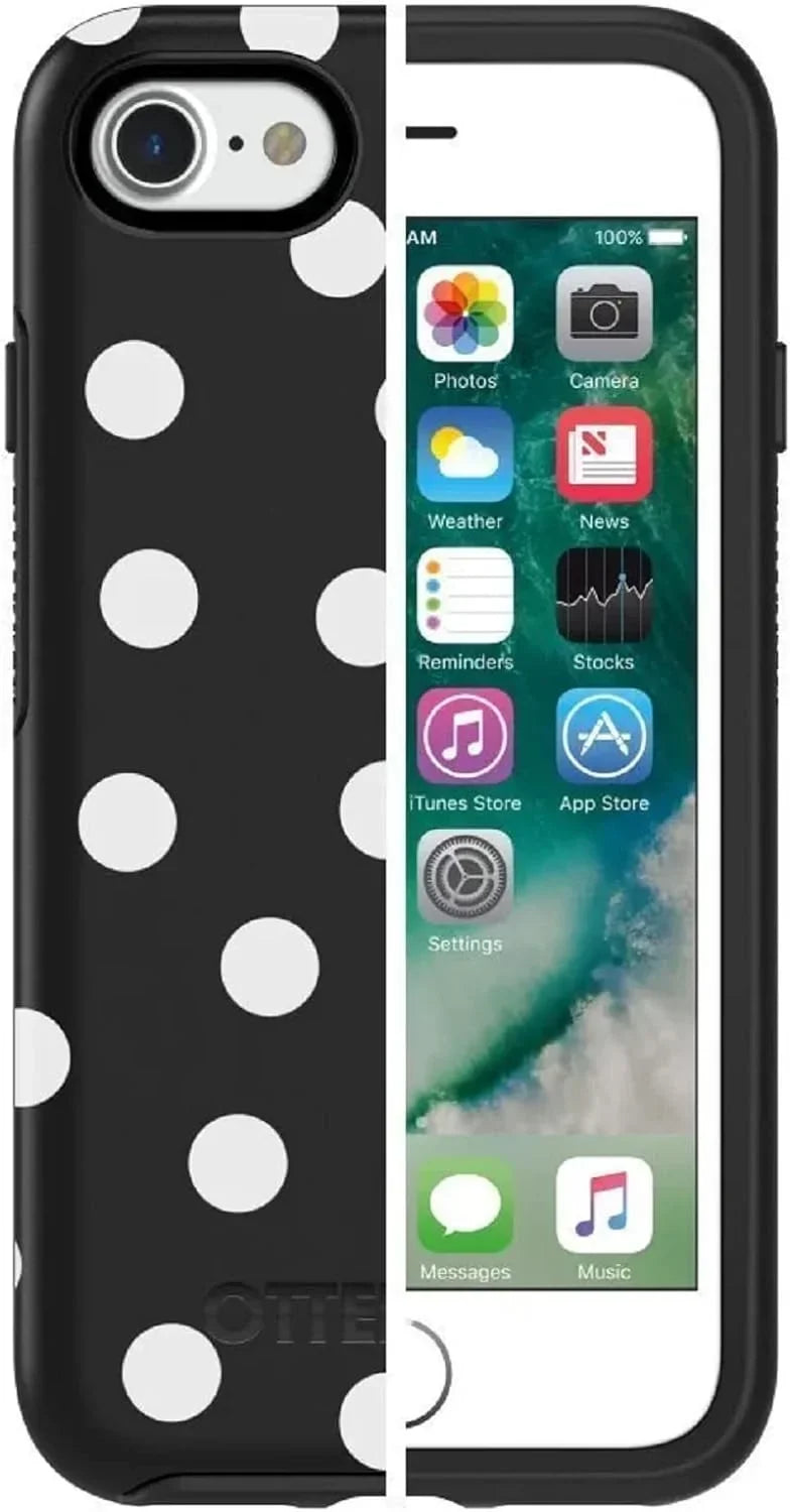 (Black/White Night (Only) Polka and (3rd iPhone 2nd Symmetry for - Date Graphic) iPhone SE Non-Retail Series Dot Case - Packaging OtterBox gen) 8/7 and