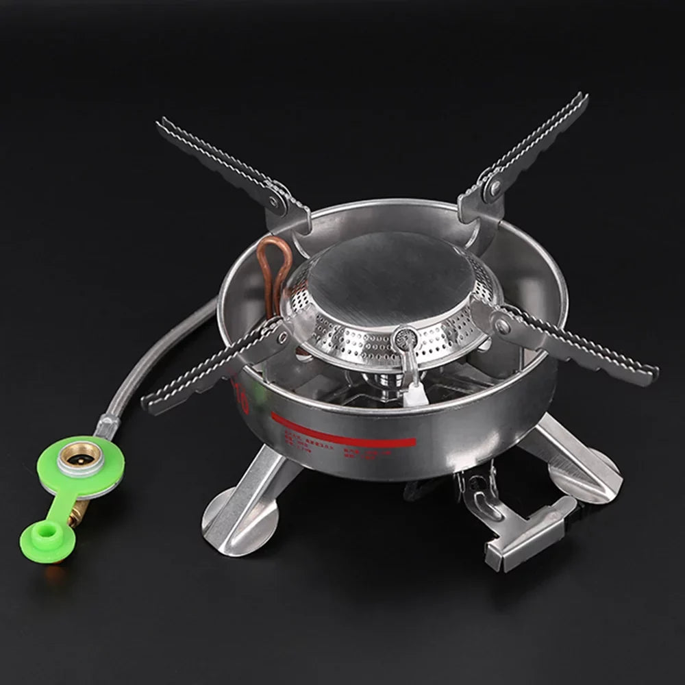 Camping Picnic Outdoor Gas Meterk Cooker Split-Type Large Big Stainless Blaze Steel Butane Portable Power BRS-10