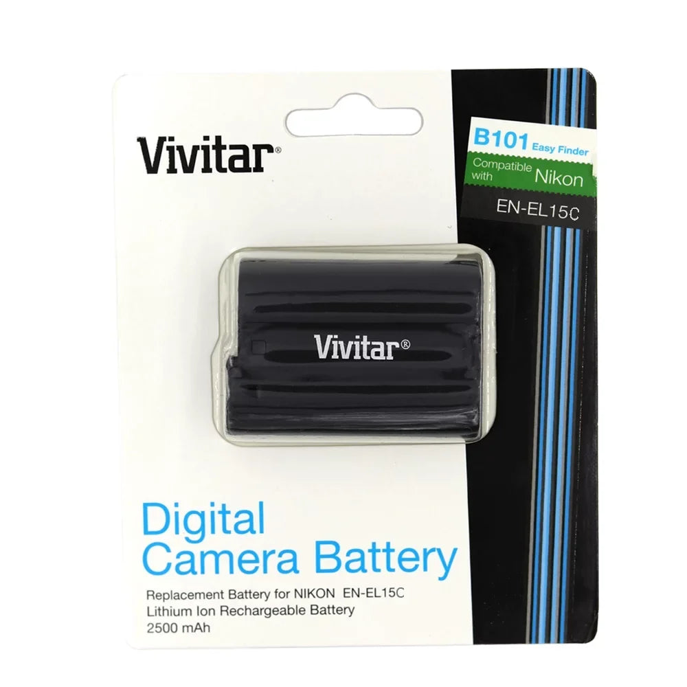 Battery Charger MH-25 Battery Rechargeable for Nikon EN-EL15c Vivitar Replacement Replacement +