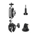 Ball AKASO, DJI, Camera Load Aluminum Handlebar - Capacity, with Head, 11/10/9/8/7, Adapter, Compatible Insta360 Bicycle Rotatable Hero Mount Dual Clamp 1.5kg Alloy Adapter,