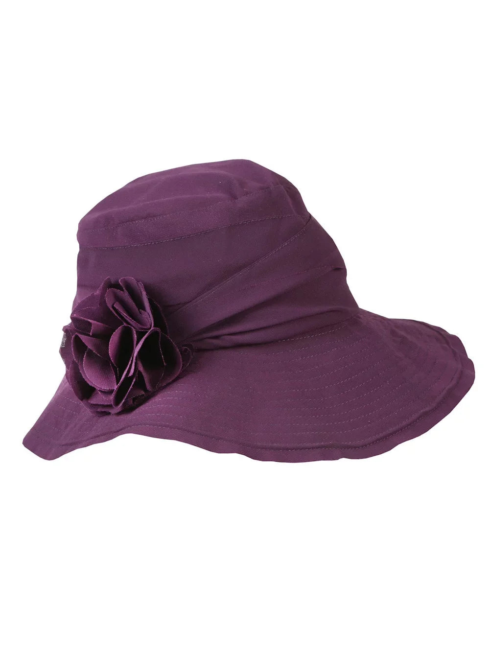 Women's with Purple Hat Brim Summer Wired -