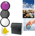 62mm Kit 3pc A6000 Sony Coated + Appropriate Multiple Filter Cleaning Alpha Kit 3-Piece