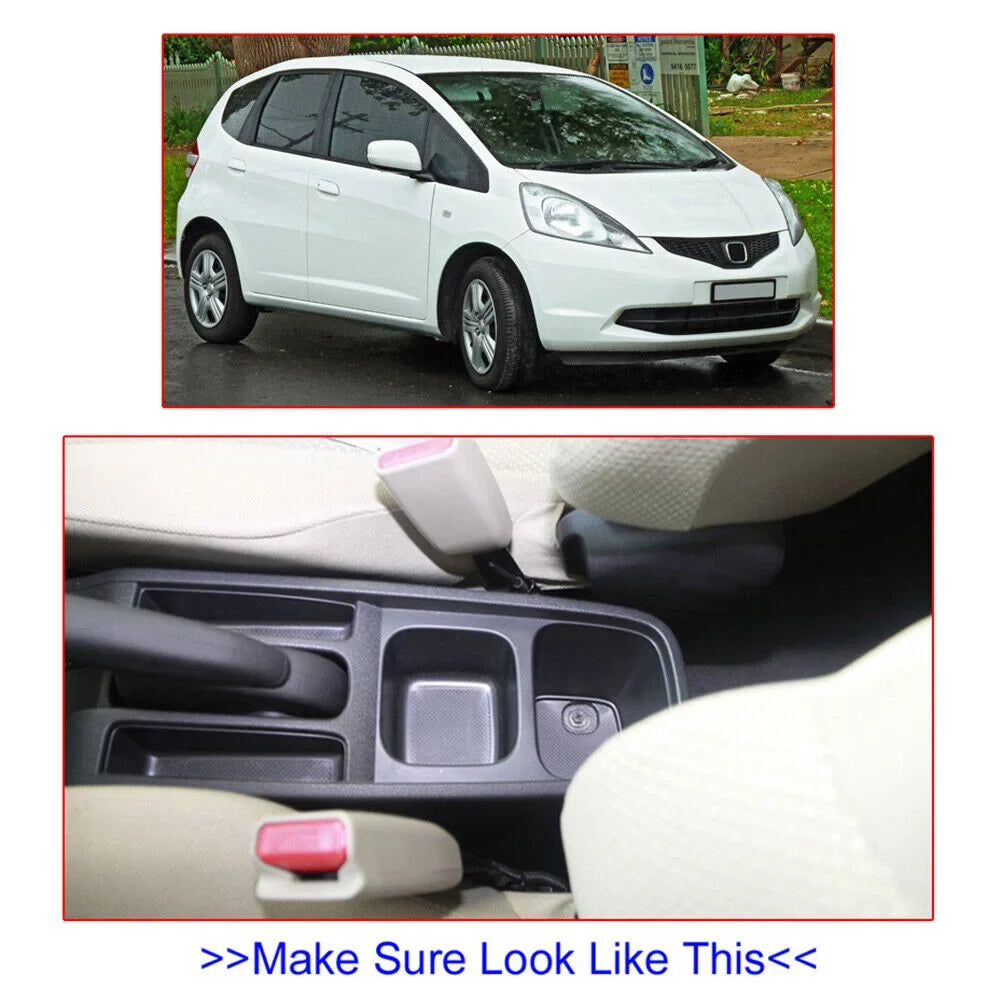 Armrest 2009-2013 Fit Jazz Center For Honda Console Dual-layer Arm Tray Box Car Rest
