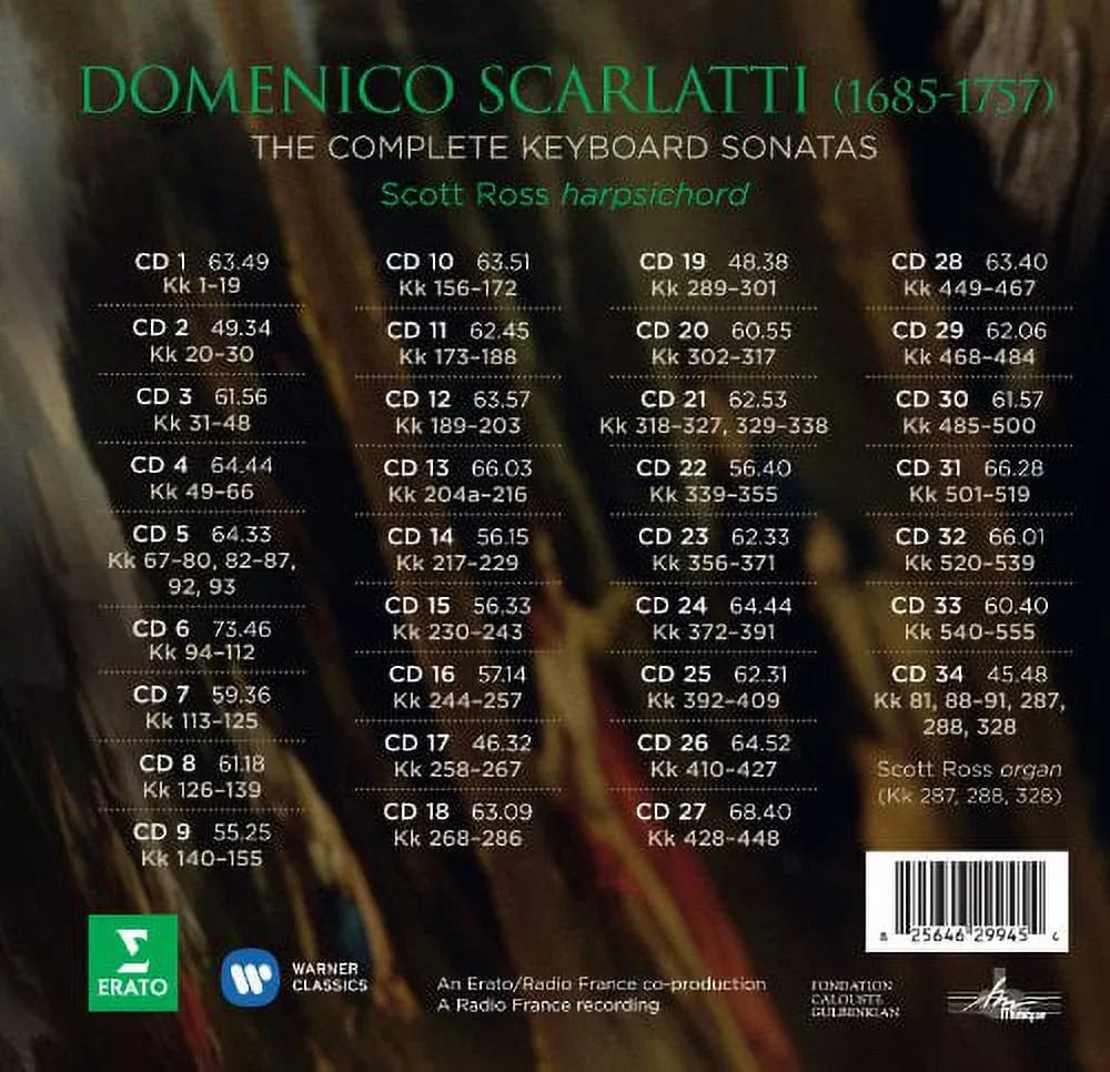 Scarlatti Works CD Classical - - Keyboard Comp -