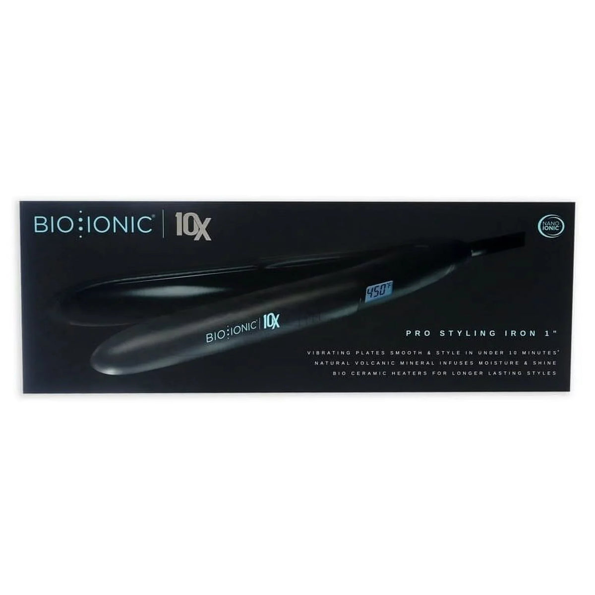 Styling Bio 10X Iron, 1" Pro Ionic Flat