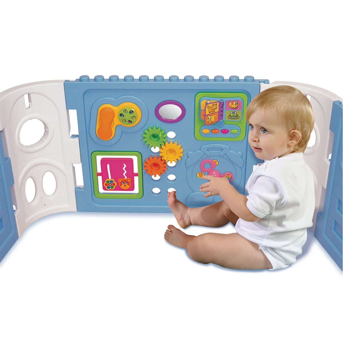 Interactive that Baby While Center, Center Baby 1+ Ages Keeps Safe Leraning, Baby Enclosed