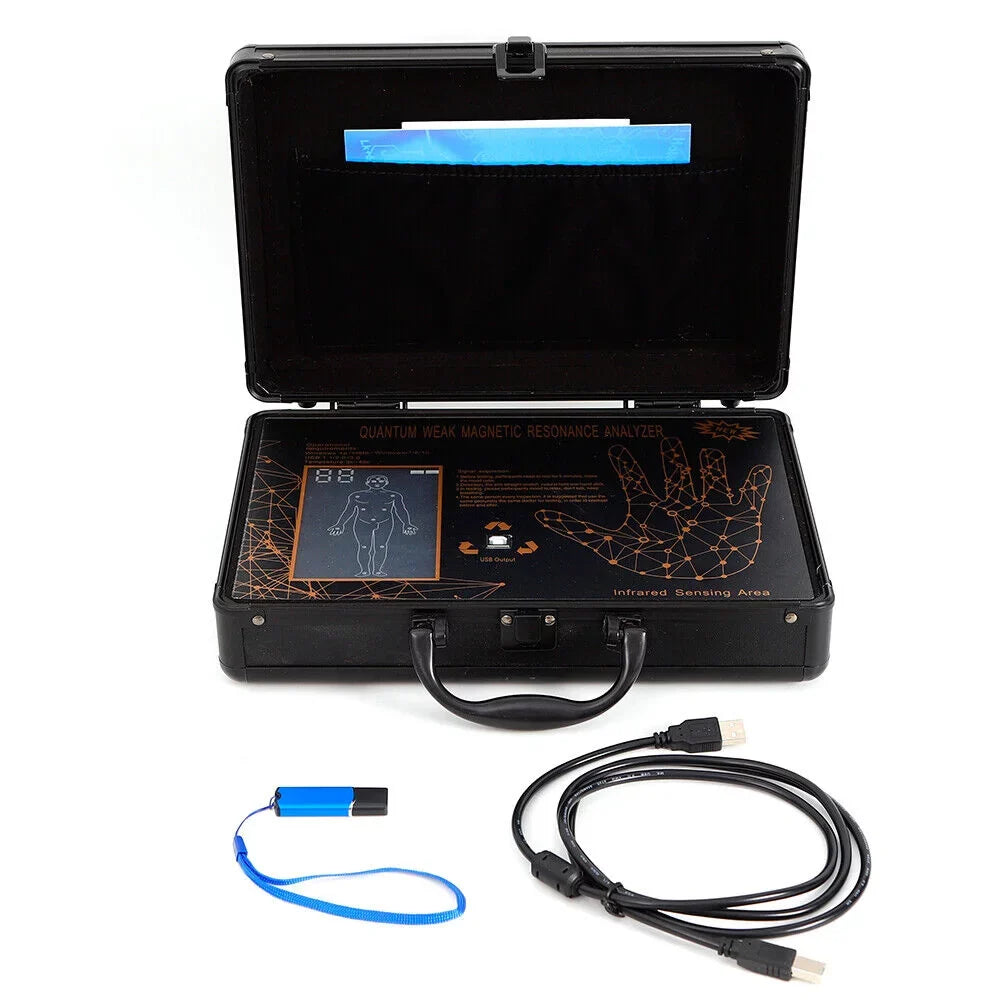 4.7.0 Quantum 6TH Resonance Analyzer Black Health Touch Hand TOOL1SHOoo Magnetic Body Body Analyzer