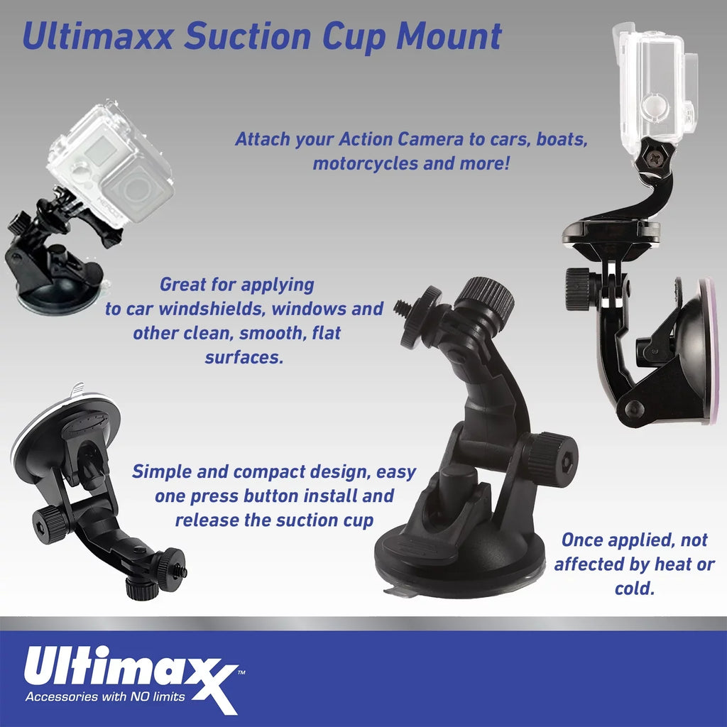 & Bundle / Multi-Adjustable 64GB Bundle) Mini Mount, Pipe Selfie-Stick Black MicroSDXC, Extreme HERO11 Grand More Ultimaxx (27pc Includes: GoPro Much - Bike