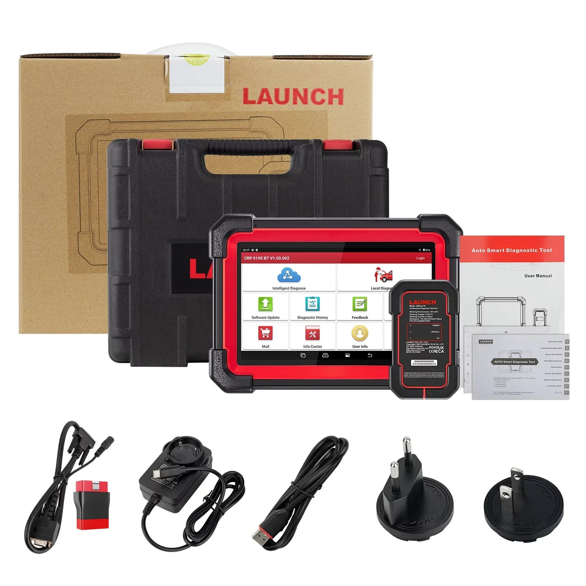 All Diagnostic Coding,Bi-Directional for Tool CRP OBD2 Scan Scanner AutoAuth 919E Control,CANFD X431 Full Vehicles,ECU LAUNCH System with DOIP,FCA BT 2024
