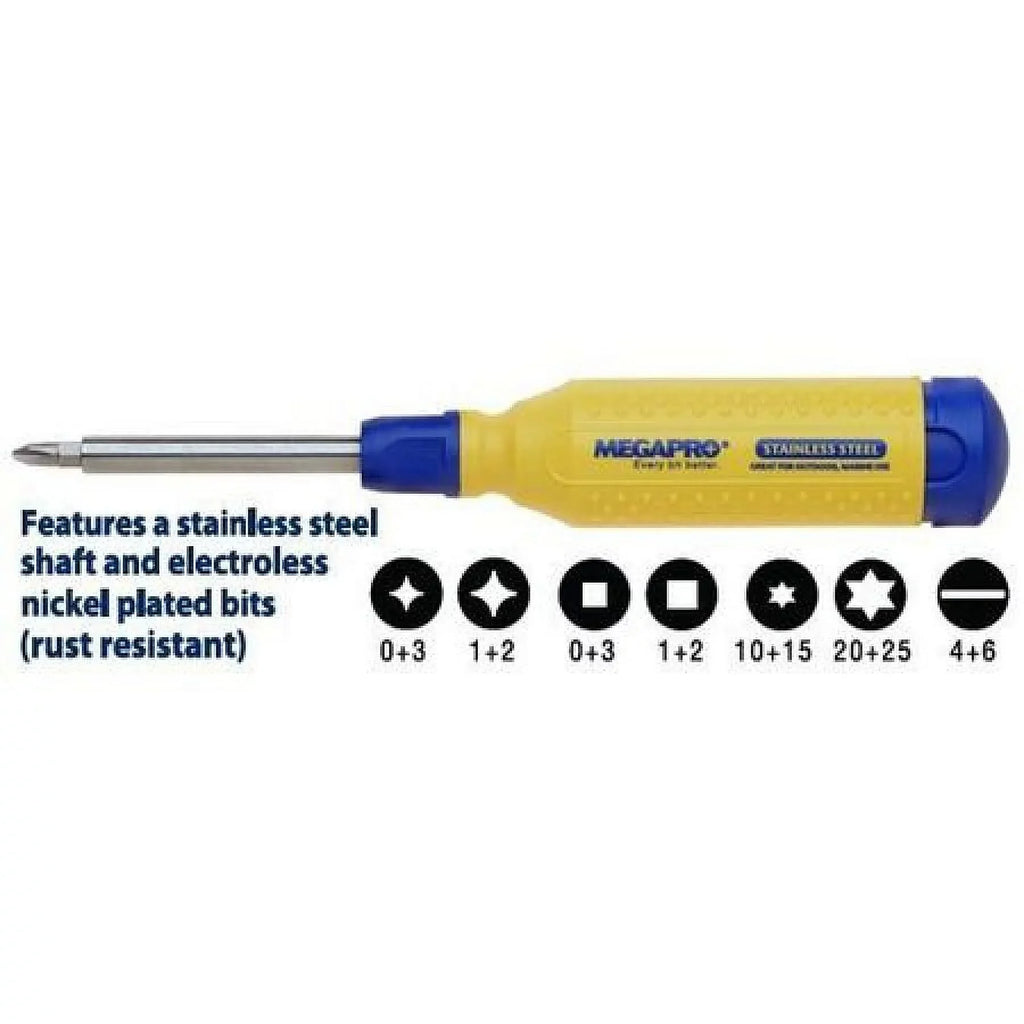 151SS-B NumBits 6 Screwdriver, Megapro Multi-Bit