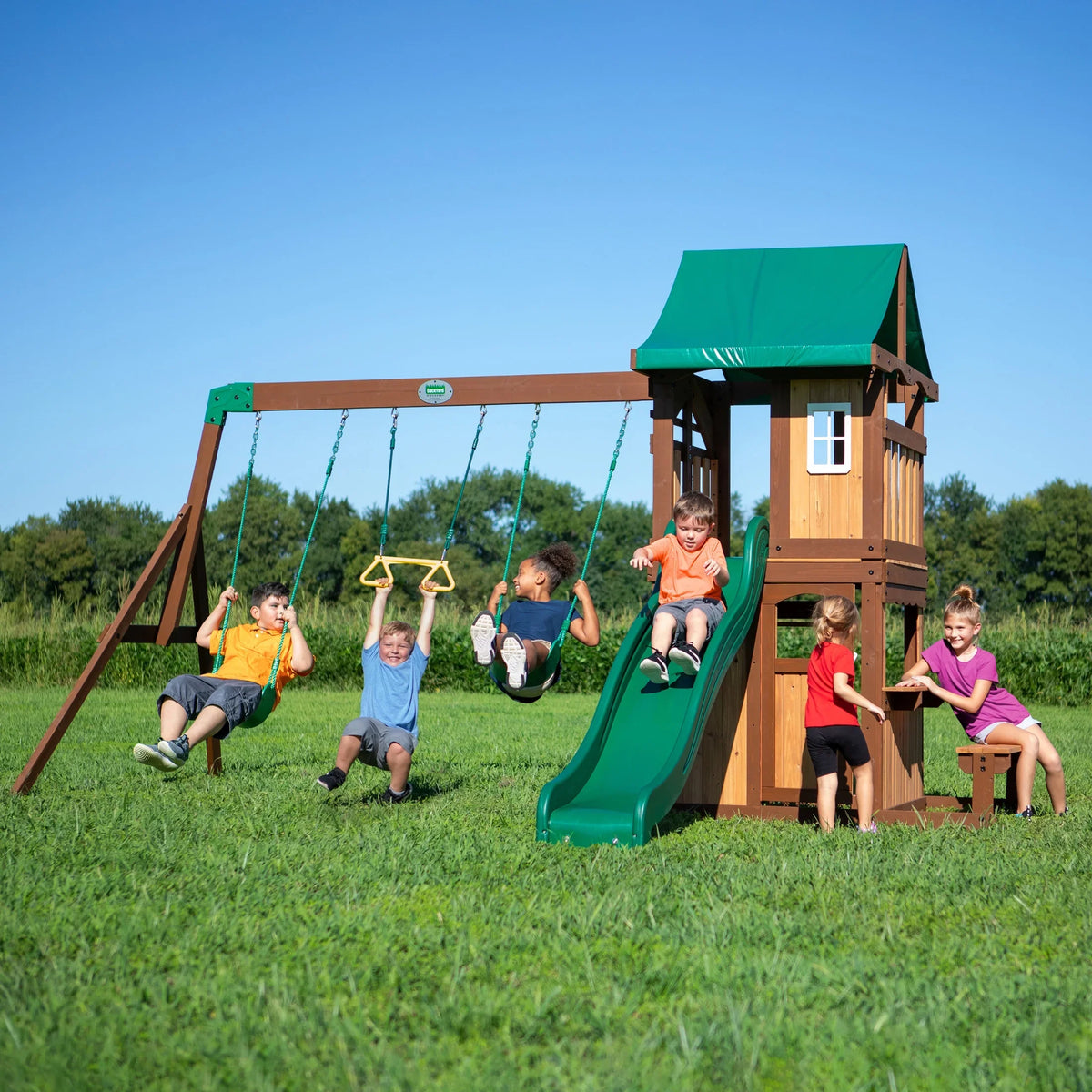 Discovery Backyard Swing Lakewood Set