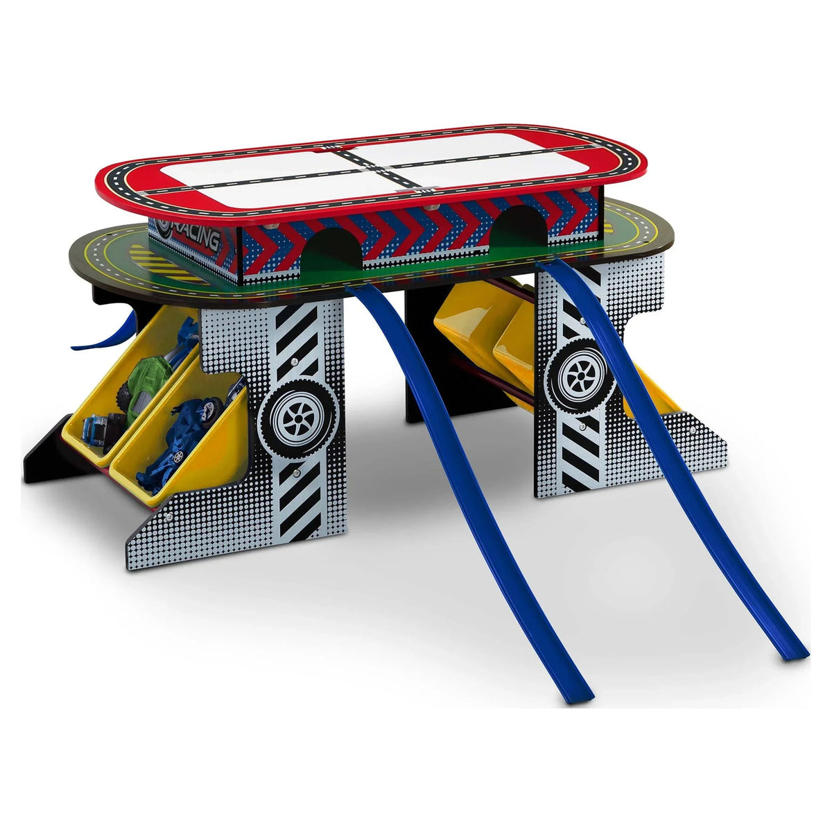 Track Toy Delta and Children Play Table Race Kids for Activity