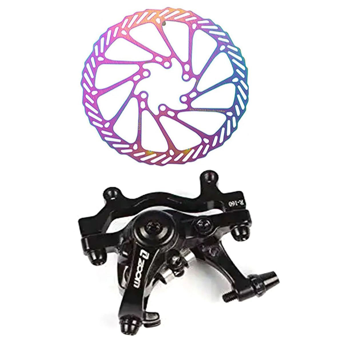 Rotor Brakes Double Piston Bicycle with Caliper Brake Front 160mm Bike ZOOM MTB Disc Mechanical Rear