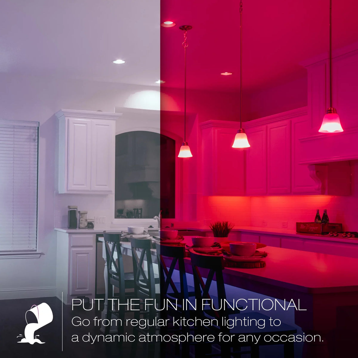 Bulb, Color Light LED BR30 Full SMART+ High ZigBee 65W Equivalent 2-count CRI Sylvania