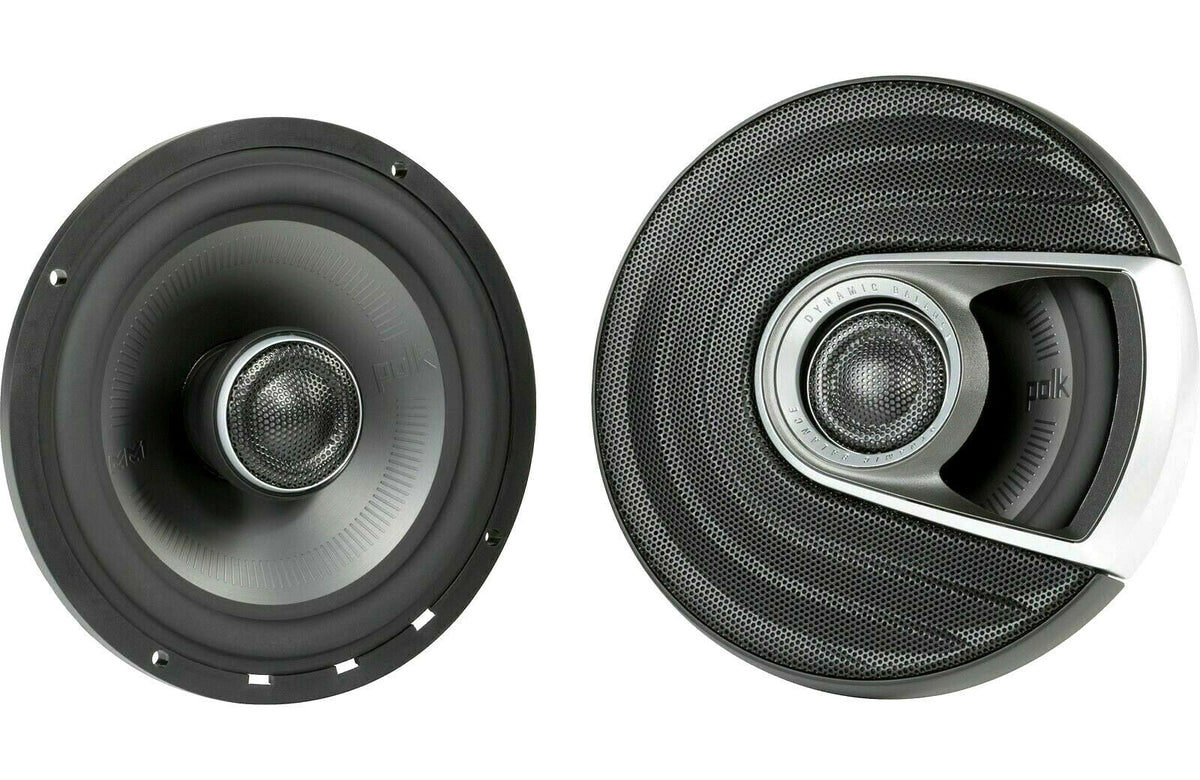 Stereo Speakers Boat Polk Pair 6.5" 2-Way MM652 Car Audio ATV Motorcycle Marine