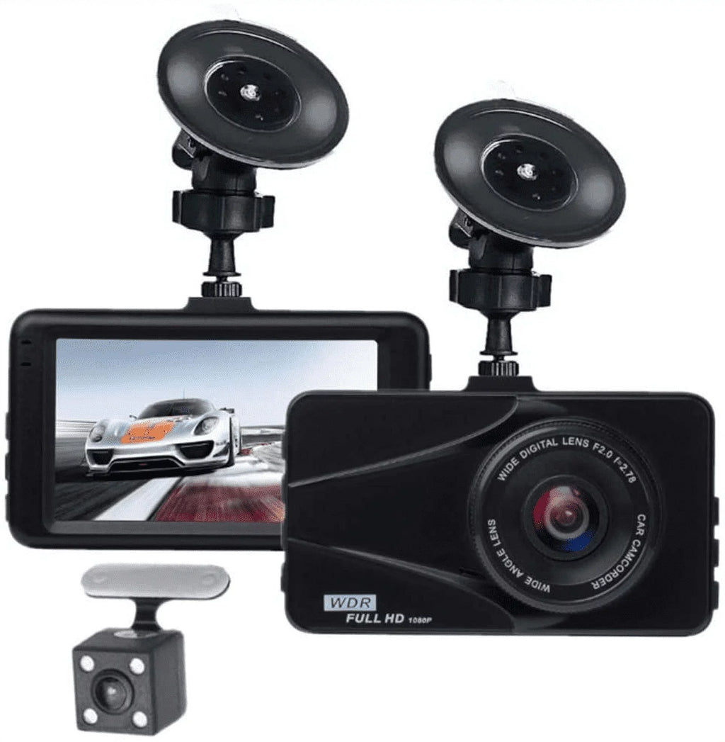T670 Video Screen 170° Subaru LCD Loop DVR For Recorder Images Recording Plus HD G-Sensor, Detection 3" Angle, WDR, Full Dual Cam Excellent Wide Dash Travel Motion