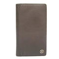 mark gray bi-fold Chanel CHANEL metallic seal 11 here long lambskin (Fair) with No. wallet Pre-Owned