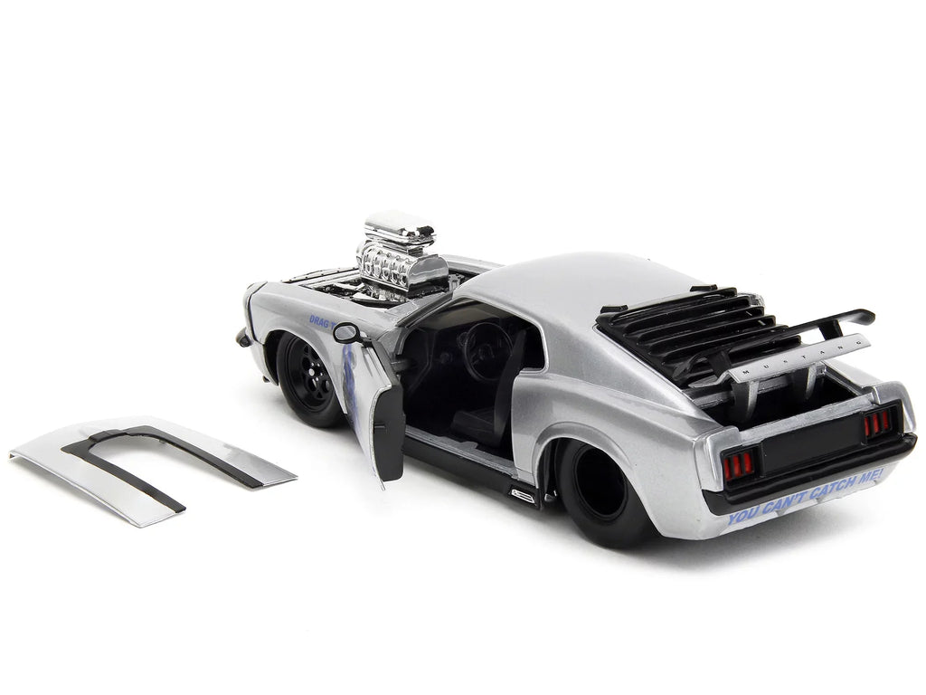 Drag Model Drag - Car Bigtime Ford 1970 Metallic Jada Highway 1/24 Boss 429 Trooper by Silver Muscle Diecast Series Mustang