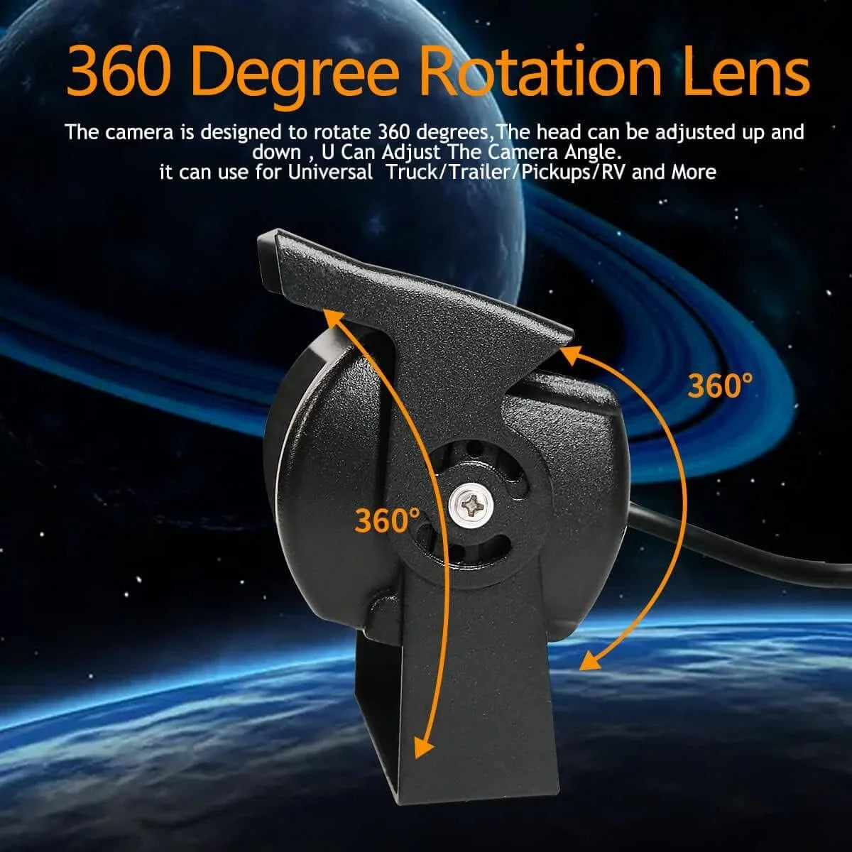 Reverse 18 IR for Truck IP68 Parking Backup Vision, View Camera Rear Waterproof Backup Bus Night with Camera Car