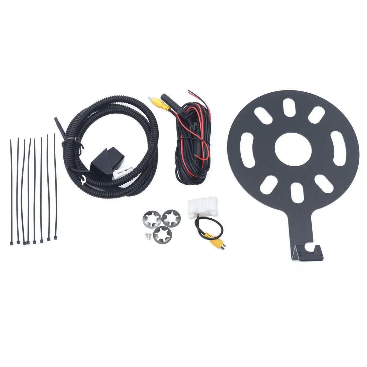 170° Camera View JK ZhdnBhnos for 2007-2017 Spare Wrangler Mount Jeep Backup Bracket Tire Kit Rear
