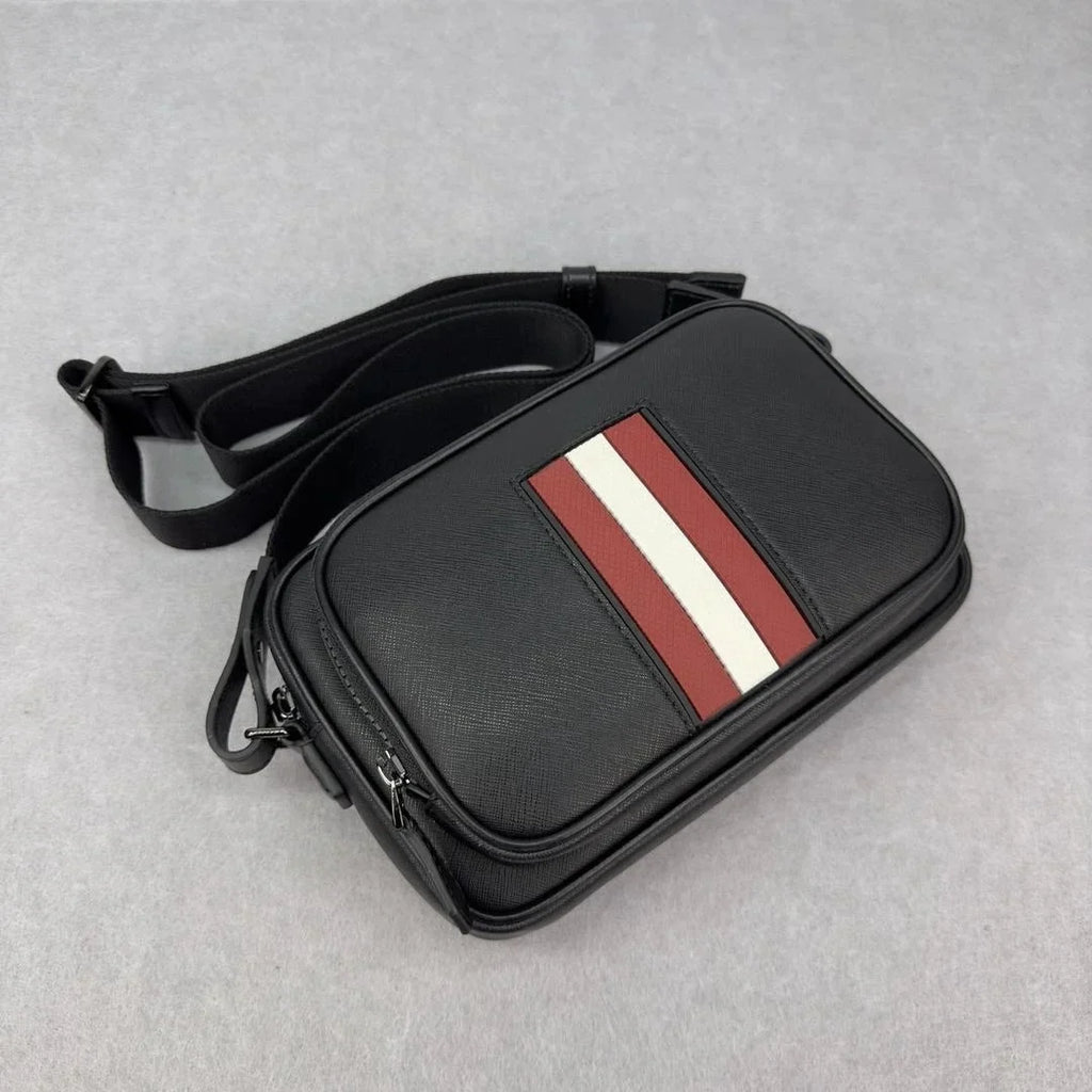 Shoulder Luxury Bag Business Quality Crossbody Chest Casual Shoulder Bag Bag Commuter B Style High Bag Men's Leather Genuine