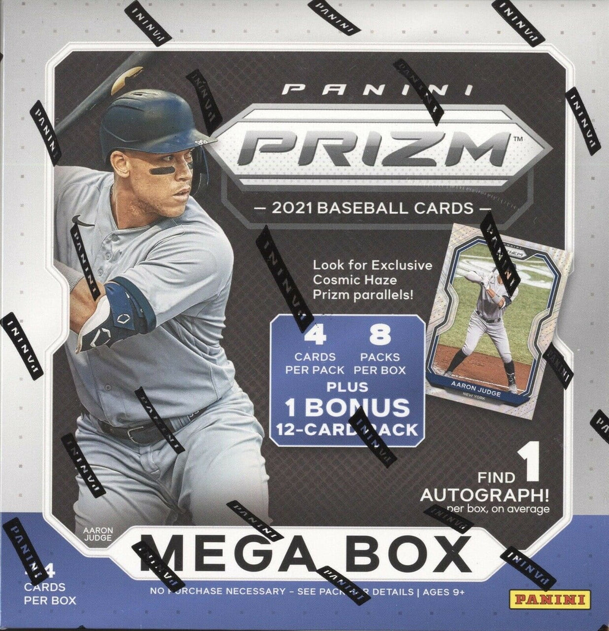 BASEBALL PANINI BOX PRIZM BOX 2021 MEGA AUTO PER MLB CARDS 1 -