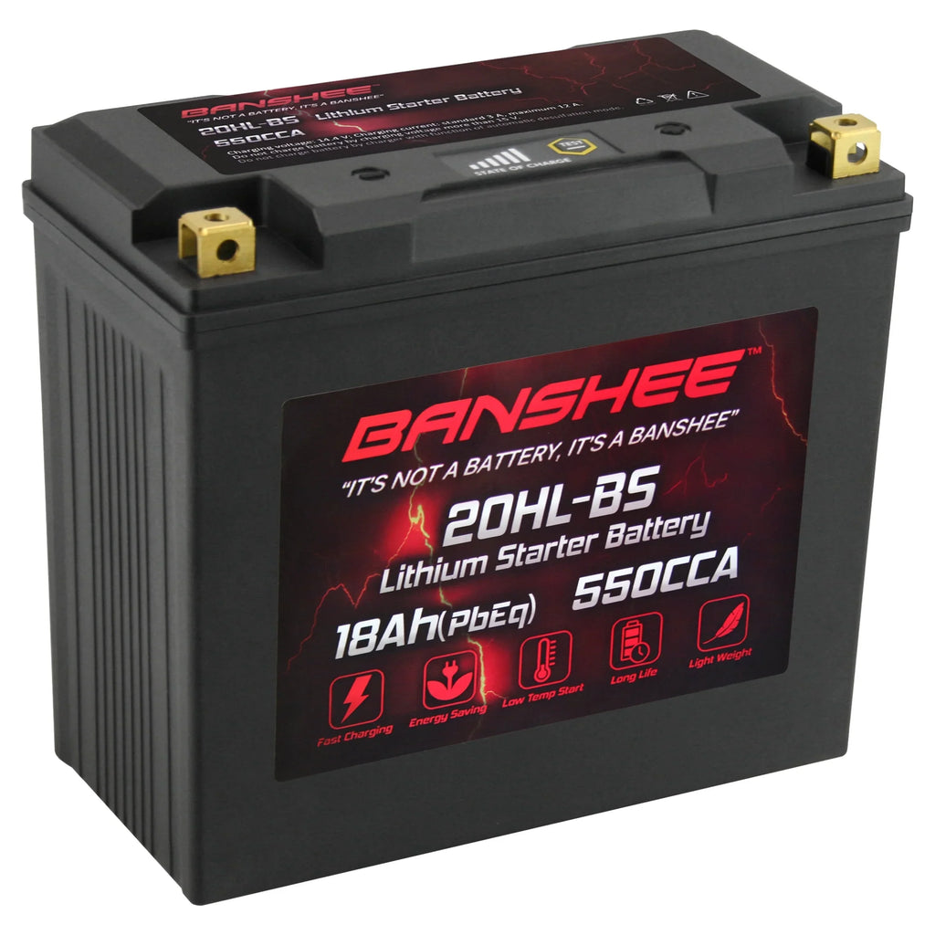 Banshee YTX20L-BS 2015 VX1100E Battery Yamaha with Motorsports LiFePO4 Compatible 2015 WaveRunner to V1