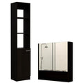 Medicine Linen Cabinet & with One Set Cabinet 2-Piece Home Door Square 63"