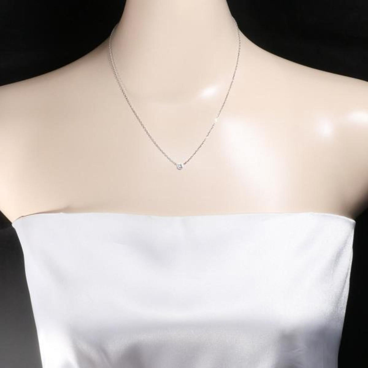Total K18WG Pre-Owned Similar weight Approx. Diamond 41cm SM approx. Necklace Cartier 3.0g D'Amour (Good)