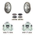 Front 12 Piston Disc Auto Semi-Metallic With For Single C/V 24 Rear Caliper KCG-100135P Pads And Coated From Rotors Ram 2012 Brake Transit Kit 03