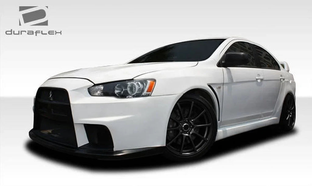 2008-2017 1 Duraflex Cover Mitsubishi X - Look Evo Front Lancer Bumper Piece