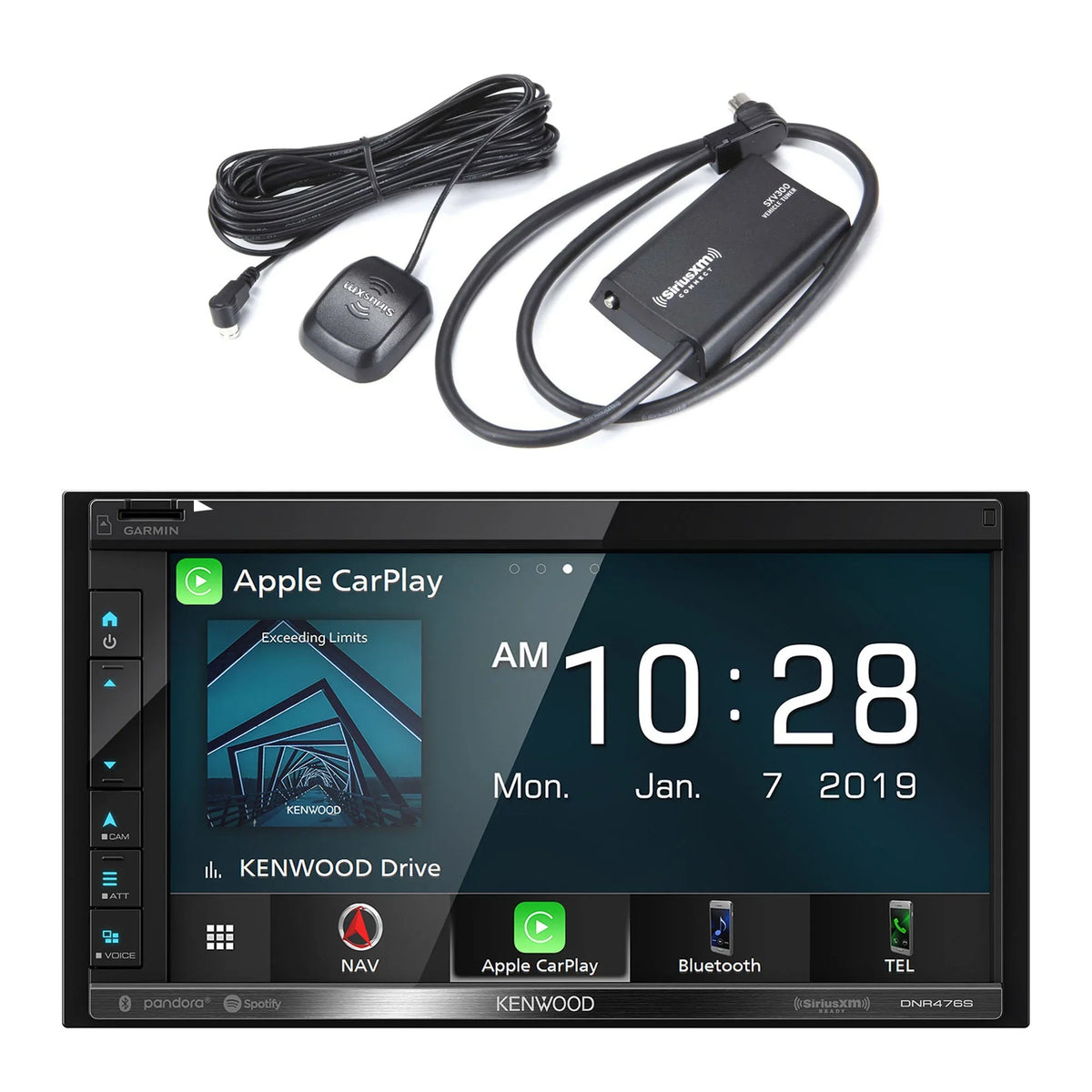 Receiver SiriusXM Kenwood DNR476S SXV300V1 Tuner with Digital Multimedia/Navigation