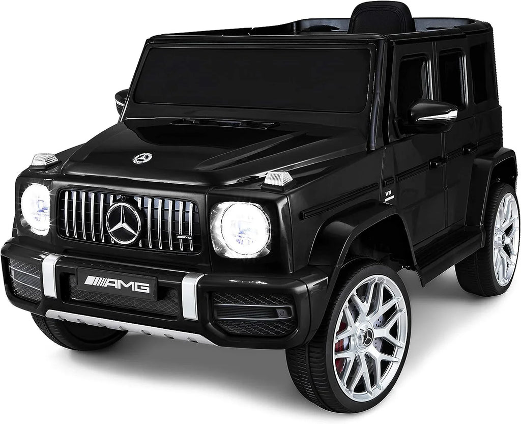 6 Car Electric Ages Volts, Black Trax Kid Ride-On Kids Toy, AMG 3-5 Mercedes Years, Benz G63