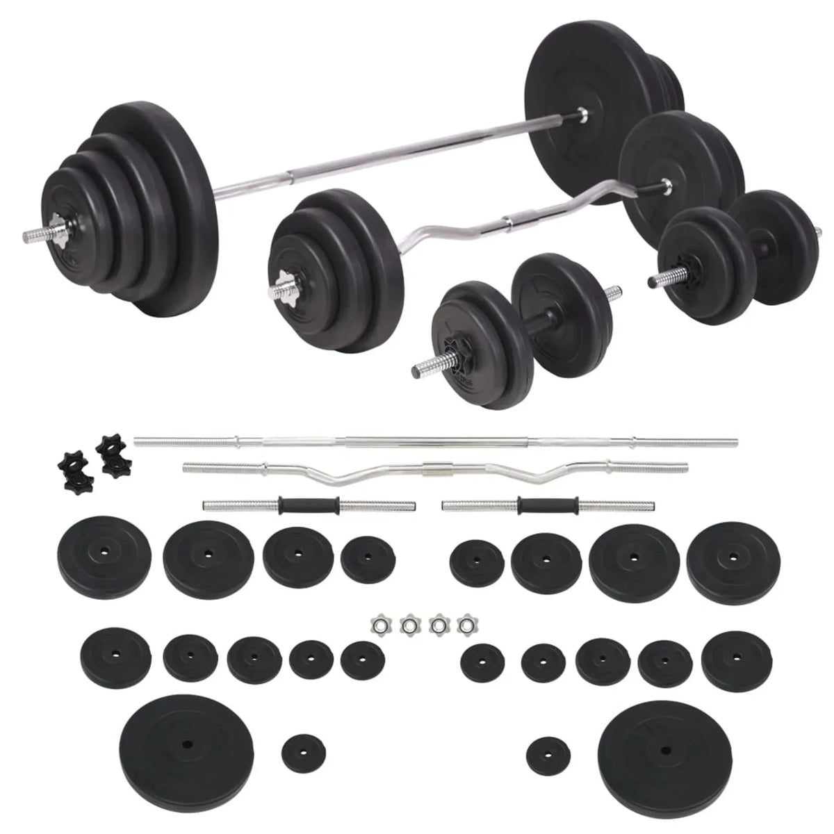 264.6 Dumbbell Barbell Set lb and Irfora