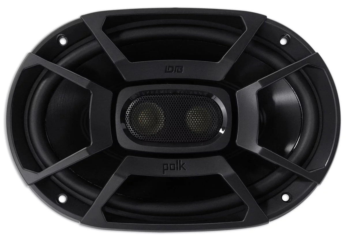 Polk 6X9" Audio DB692 Marine/ATV/Motorcycle/Boat 2) Speakers+Headphones 450w Car
