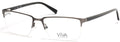 Matte Size Glasses- Metal Viva Men's Gray 009 VV4025 Gun