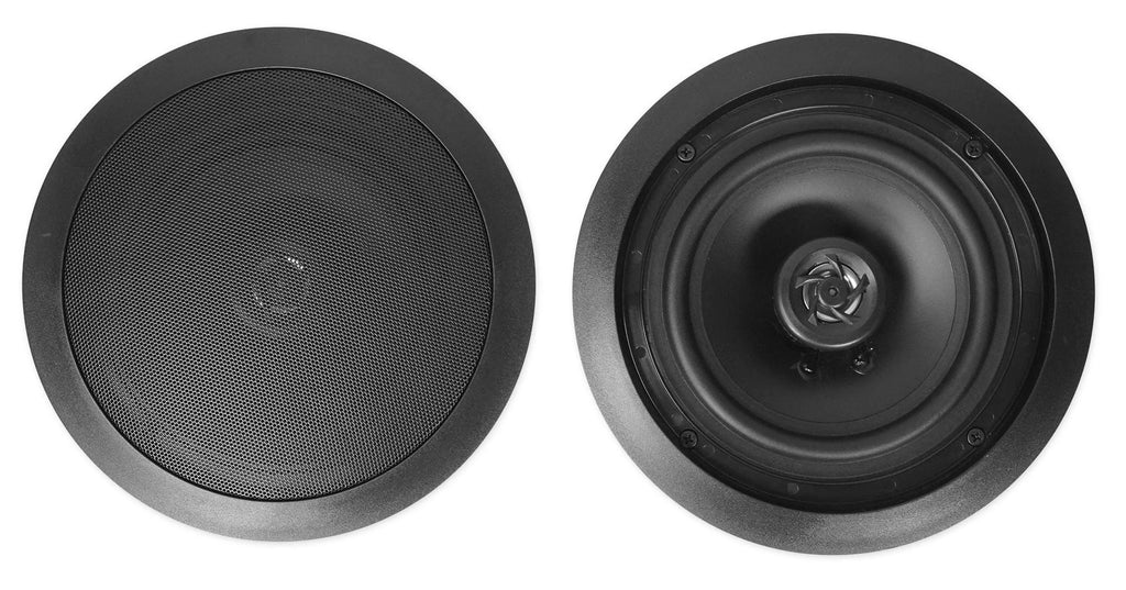 Bluetooth Ceiling Home Black 6.5" Receiver+4) Speakers RX55URIBT Theater