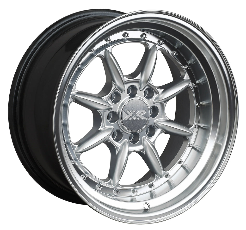 15x8 Hyper 4x100/4x114.3 20et XXR / ML Silver Wheel 002.5