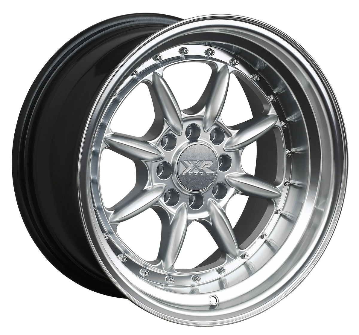 15x8 Hyper 4x100/4x114.3 20et XXR / ML Silver Wheel 002.5