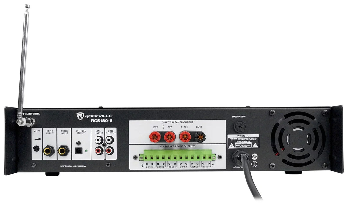 4" Amp For CONTROL In-Ceiling JBL Restaurant/Bar/Cafe Speakers+Receiver 6) 14C/T