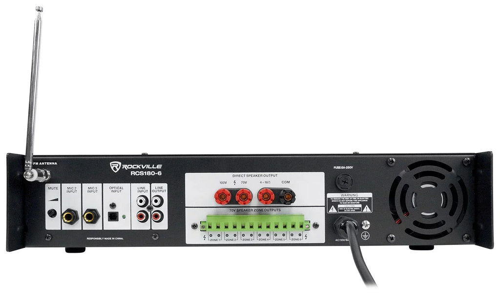Wall Indoor/Outdoor Commercial 3" + JBL Control Amp White Speakers 23-1 70v (8)