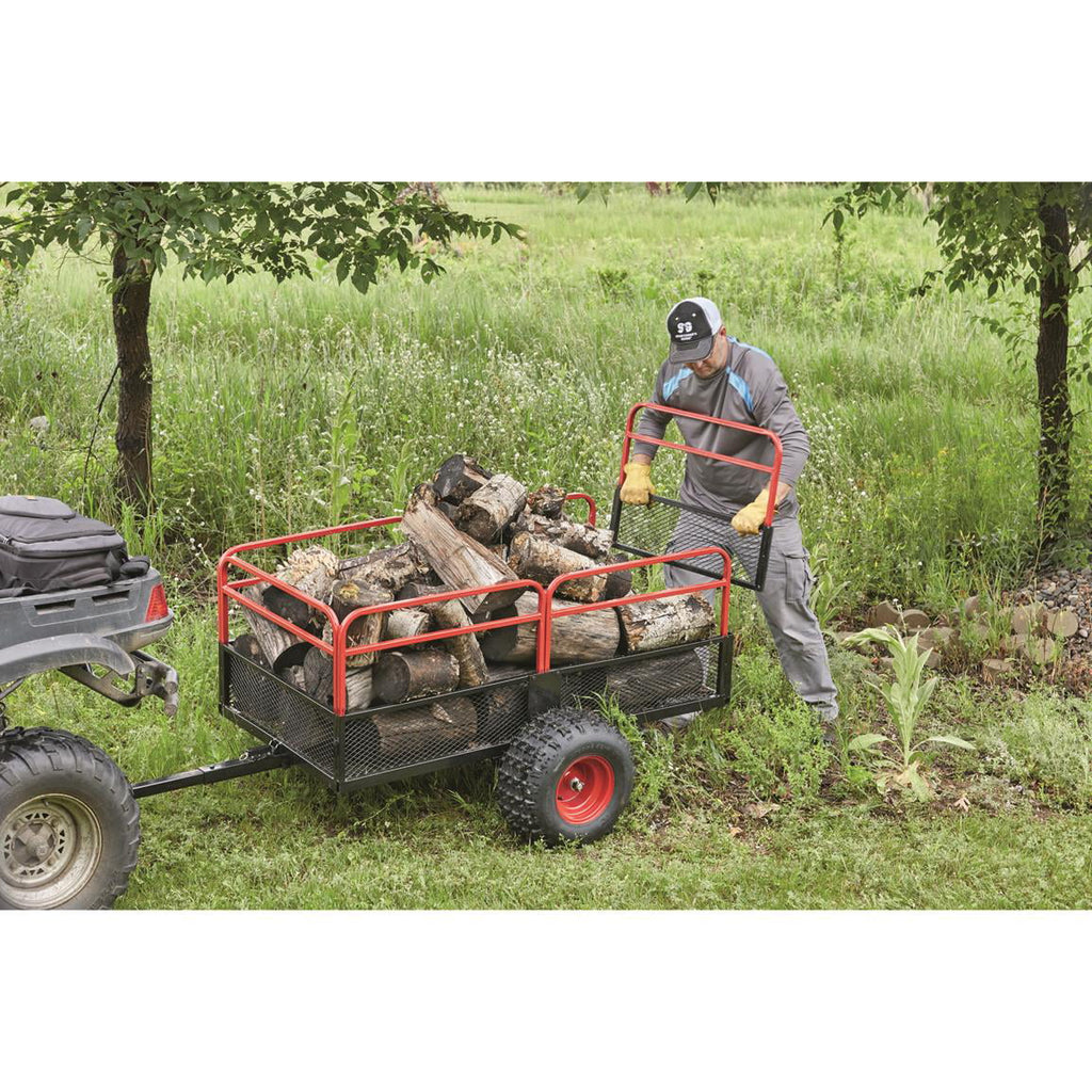 Cargo Duty Carrier ATV Carts Wheels, Trailer, with Gear Guide Utility Heavy