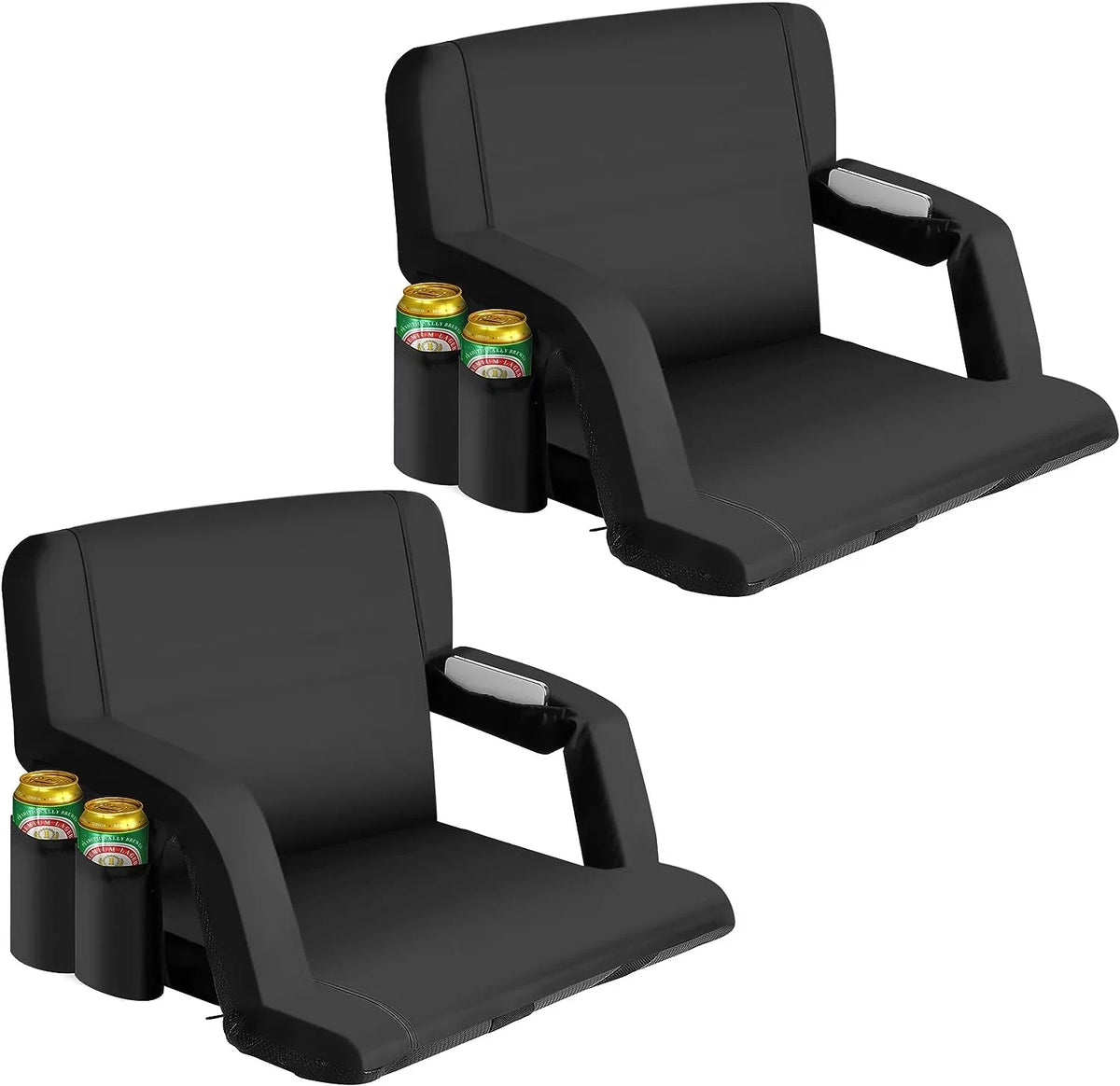 Waterproof, Picnic Thicker, AiYCHEN Events, Extra Sporting for Camping, and Beaches, Stadium - Bleachers Sturdy for Wide Seat, Seating Reclining 25-Inch and Chair