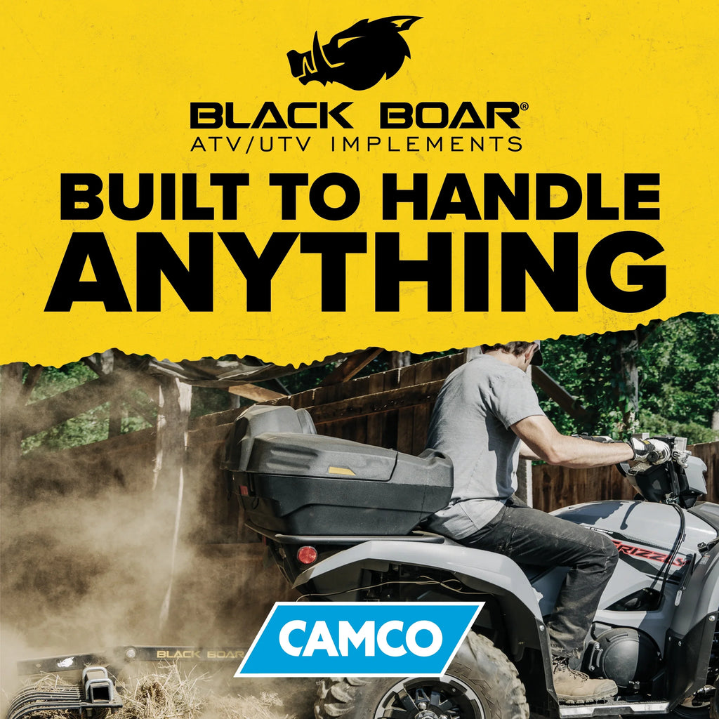 ATV/UTV Storage and Lounger Box Comfortable (66010) an Water-Resistant Camco Cushion Boar Box, Features a Black Storage Impact-Resistant Soft Lockable and Rear Seat a | Design,