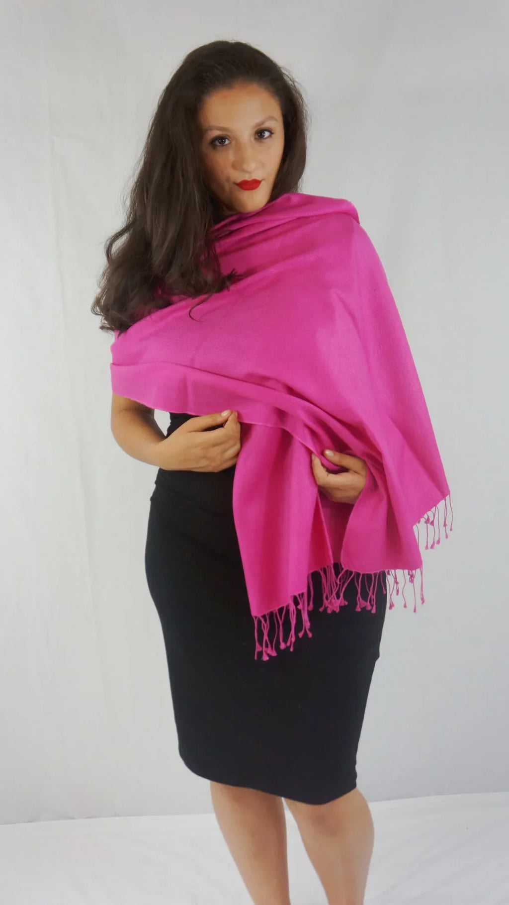 Scarf/Wool/Silk (Hot Regular Shawl/Cashmere Shawl/Shawls/Scarf/Scarves/Wrap/Stole/Muffler/Cape/Ruana/Blanket/Throw/Pashmina Pink Shawl)